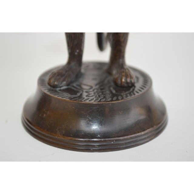 Antique Bronze Monkey Candle Holders a Pair Chairish