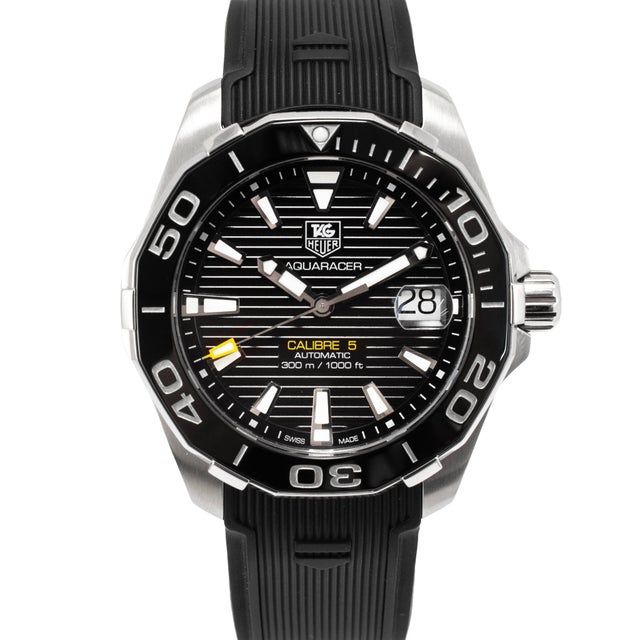 Brand: Tag Heuer Gender: Men's Metal Type: Stainless Steel Length: 7.50 inches Diameter: 41.00 mm Weight: 109.80 grams TAG...