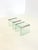 Transparent Glass Side Tables by Pierangelo Gallotti for Gallotti & Radice, 1970s, Set of 2 For Sale - Image 4 of 9