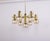 Large Sciolari Brass Chandelier, Germany, 1960s For Sale - Image 9 of 12
