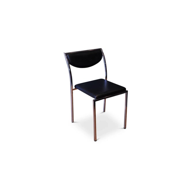 Vintage Modern Desk Chair in Chrome and Leatherette from Zoeftig For Sale - Image 9 of 16