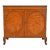 Romweber French Provincial Louis XV Burl Wood Bar Cabinet, Circa 1920s For Sale