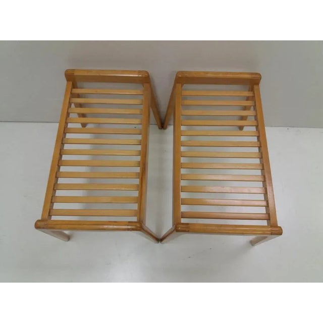 Set of Beech Stools from ULUV, Czechoslovakia, 1960 For Sale - Image 9 of 10