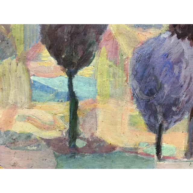 1980s Abstract Oil Painting Artist's World Kachanov Konstantin Silovich For Sale - Image 6 of 11
