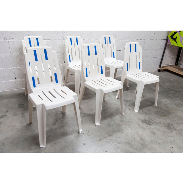 Pierre Paulin Vintage Samba Chairs by Massonnet for Stamp, 1990, Set of 6 For Sale - Image 4 of 18
