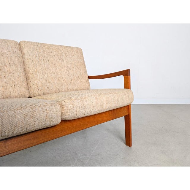 Mid-Century 3-Seater Sofa in Teak by Ole Wanscher for France & Søn / France & Daverkosen For Sale - Image 9 of 15