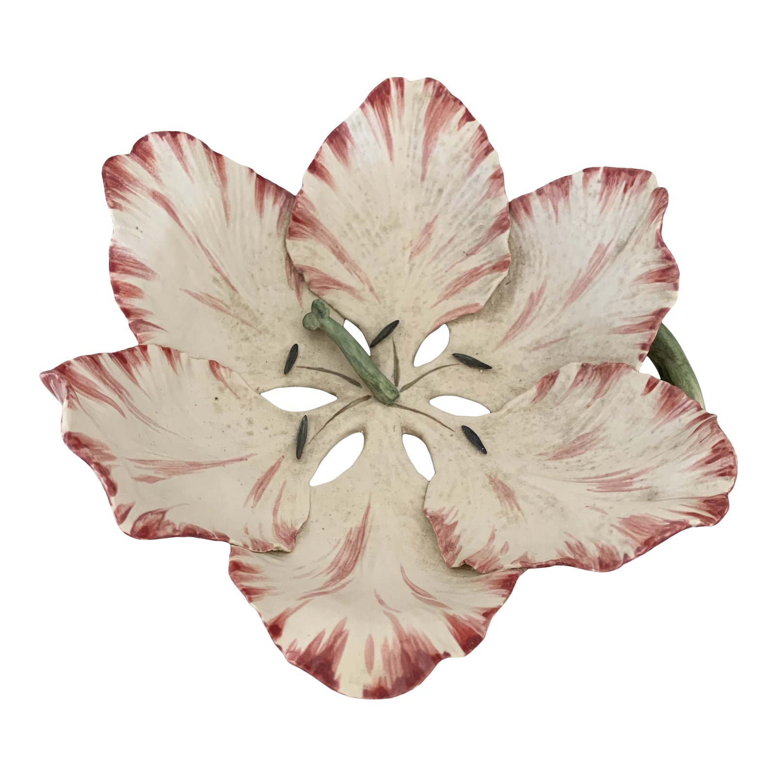 Vladimir Kanevsky for Slatkin Porcelain Flower Dish Chairish