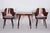Mid-Century Armchairs in Beech by Oswald Heardtl, 1950s, Set of 4 For Sale - Image 10 of 11