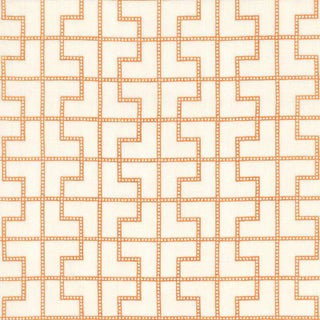 Schumacher X Celerie Kemble Bleecker Fabric in Spark For Sale
