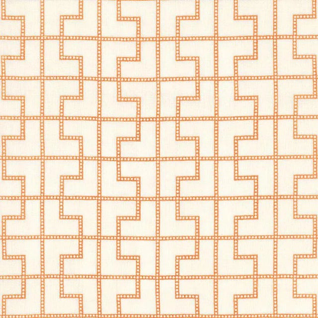 Schumacher X Celerie Kemble Bleecker Fabric in Spark For Sale