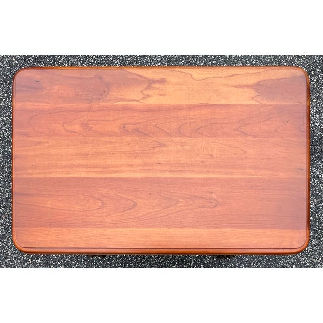 Wood Diminutive Pennsylvania House Cherry Lowboy Side Table For Sale - Image 7 of 10