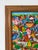 1970s 1970’s Carlo Decimus Haitian Folk Art Fruit Market Oil on Canvas Painting, Framed For Sale - Image 5 of 12