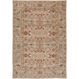 21st Century Contemporary Sultanabad Wool Rug 12 X 18 For Sale