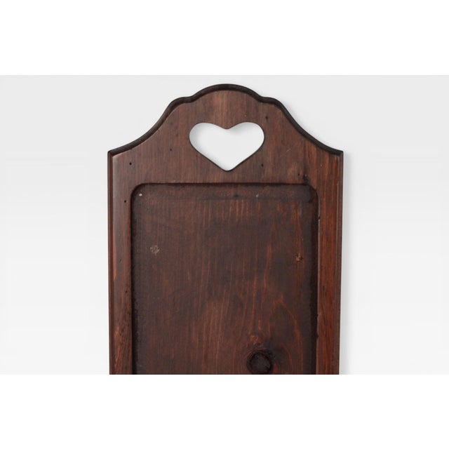 Pfaltzgraff Village Wood Tray With Heart Cutout Handles For Sale - Image 10 of 15