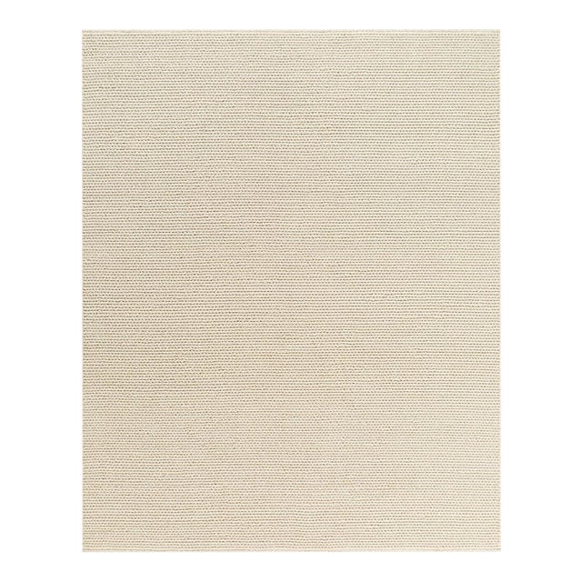 Beach House Handmade Rug Ivory 8x10 For Sale