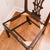 Textile Antique Chippendale Style Ribbon Back Side Chair With Red & White Upholstery For Sale - Image 7 of 8