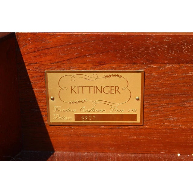 Kittinger Mahogany Brandy Board Server With Bellflower Inlay For Sale - Image 11 of 15