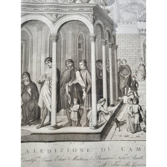 Empire Camposanto of Pisa Engravings by Lasinio for Molini Landi & Cie, Set of 2 For Sale - Image 11 of 18