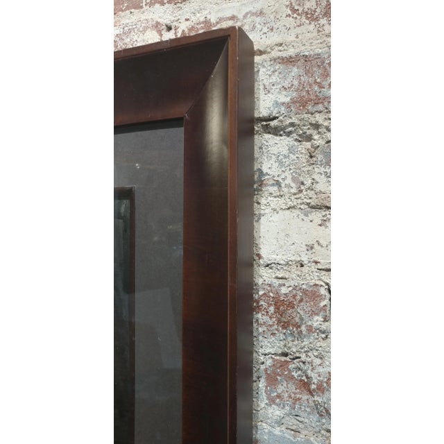 Brown Carl Hugo Beetz "Taking the Baseball Field" Mixed Media Painting For Sale - Image 8 of 10