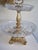 Tiered Crystal Tazza With Gilt Metal Stand For Sale - Image 9 of 10