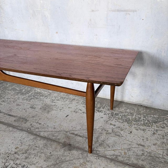 1960s Mid-Century American Modern Teak Coffee Table by Mersman, 1960s For Sale - Image 5 of 10