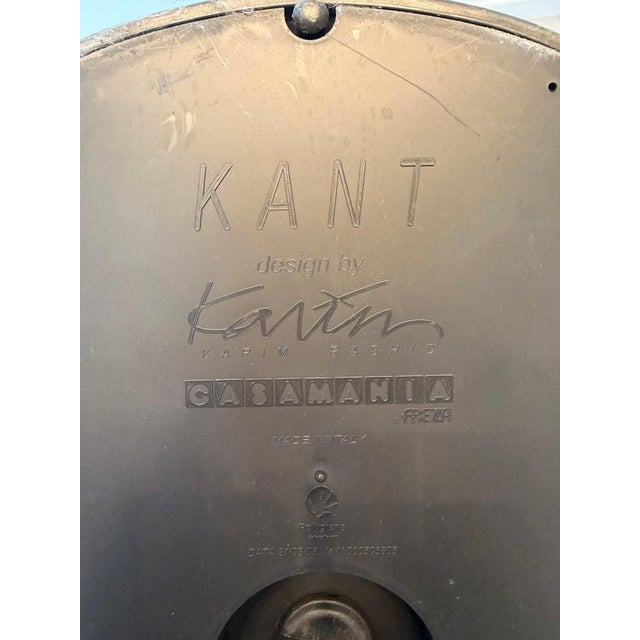 Textile Black Kant Stool by Karim Rashid for Casamania, Italy For Sale - Image 7 of 9