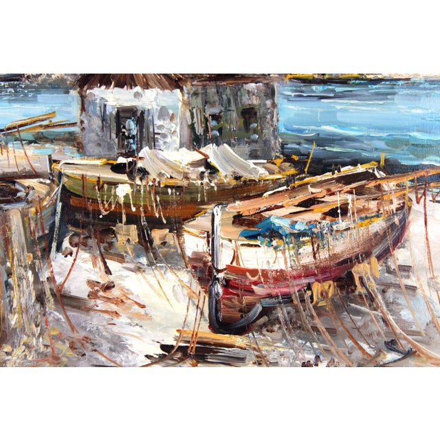 Art Deco Pasargad DC Original Oil on Canvas Painting For Sale - Image 3 of 8