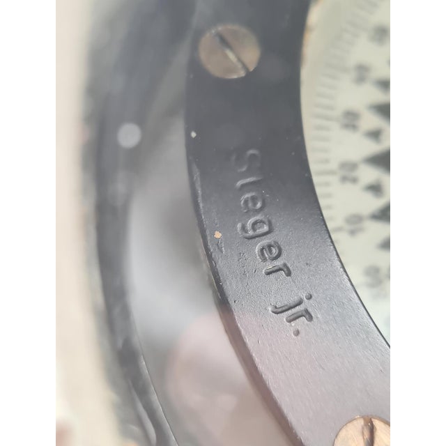 Modern Marine Compass in Metal and Glass, 1960s For Sale - Image 3 of 11