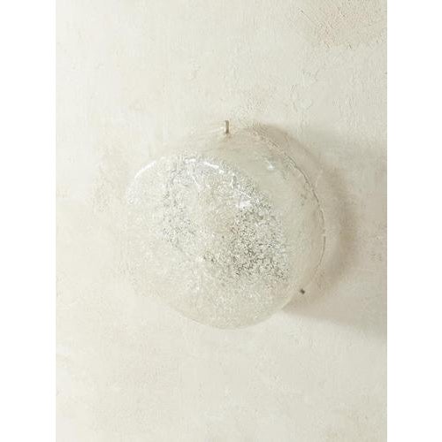Vintage Glass Wall Light, 1970s For Sale - Image 4 of 7