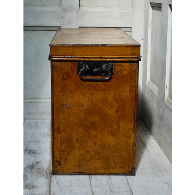 Victorian Metal Deed Box, 1880s For Sale - Image 4 of 8