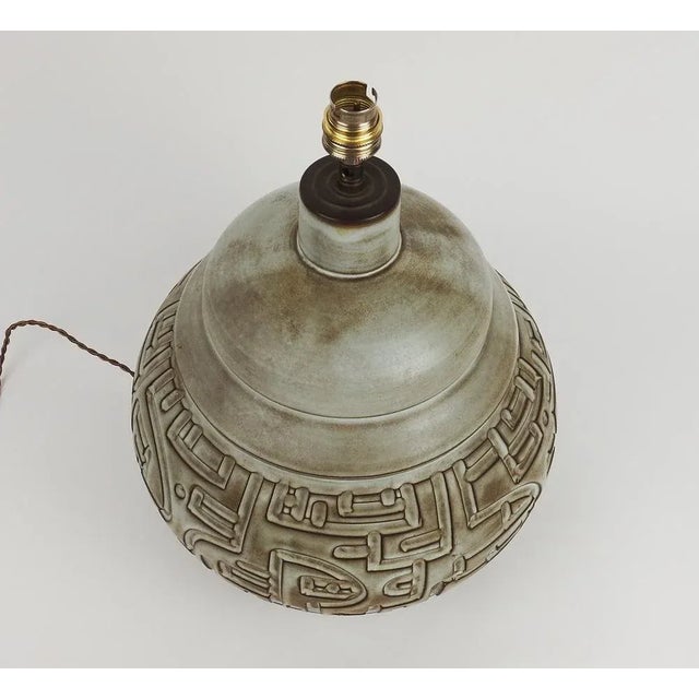 Ceramic Ceramic Table Lamp by Marius Bessone For Sale - Image 7 of 11