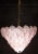Pink Large Modern Italian Pink Murano Glass Chandeliers, 1970s, Set of 2 For Sale - Image 8 of 17