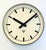 Metal Large Industrial Grey Factory Wall Clock from Pragotron, 1960s For Sale - Image 7 of 18