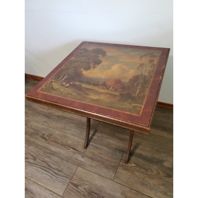 Brown 1820's Oil Painting on Canvas Hudson River School Attributed to Thomas Doughty Landscape, Framed For Sale - Image 8 of 12