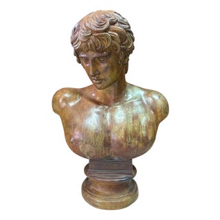 Bronze Antinous Sculpture, 2000s For Sale