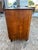 French Art Deco 1930's Solid Walnut Commode / Chest of Drawers For Sale - Image 9 of 12