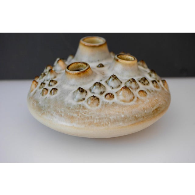 Mid-Century Modern Danish Modern Art Pottery Vase from Söholm, 1960s For Sale - Image 3 of 15