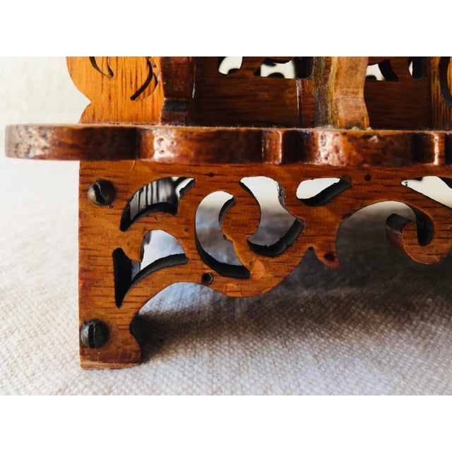 Early 20th Century Hand Carved Oak Treasure Box For Sale In Philadelphia - Image 6 of 13