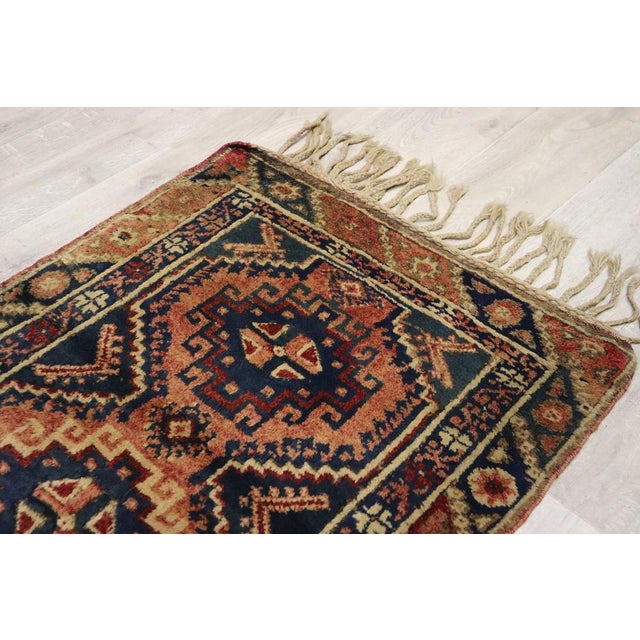 Vintage Turkish Hand Knotted Rug, 1950s For Sale - Image 6 of 16