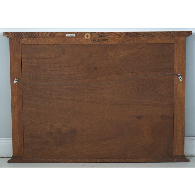 Brown Stickley Mission Oak Harvey Ellis Mirror For Sale - Image 8 of 9
