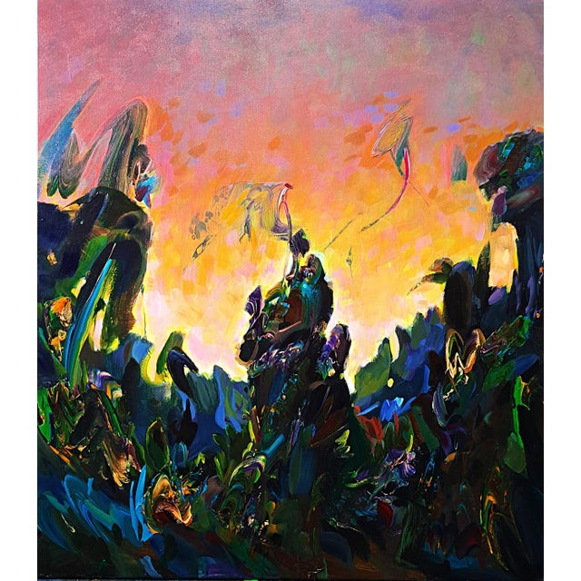 Early 21st Century Franciszek Ledochowski, The Atis Planet 2, Acrylic on Canvas, 2025 For Sale - Image 5 of 5
