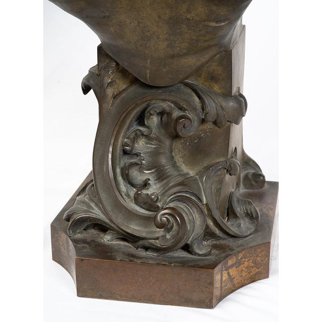 Antique 19th Century Bronze Sculpture Depicting an Allegory of Beauty from A. Nelson, France For Sale - Image 4 of 8