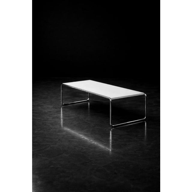 Mid-Century Modern Mid-Century Italian Modern Laccio Kiga Coffee Table by Marcel Breuer for Gavina, 1960s For Sale - Image 3 of 18
