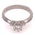 White 18 Karat White Gold Engagement Ring 1.00 Total Diamond Weight For Sale - Image 8 of 12