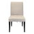 Crate & Barrel Upholstered Dining Chair With Ebony Legs For Sale