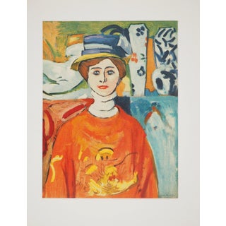 Henri Matisse, the Woman with Green Eyes, Lithograph For Sale