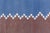 Doris Leslie Blau Vintage Indian Dhurrie Blue Brown Runner For Sale In New York - Image 6 of 10