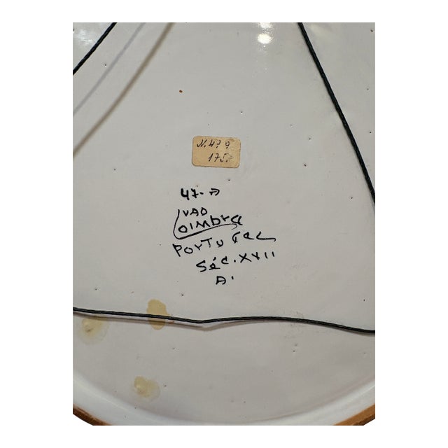 Italian hand painted plate Deruta style – a charming, story-rich piece that brings old-world European character into your...