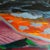 Blue Laura Davis (American [Nc], 21st C.) “When the Sun Goes Down,” Acrylic on Canvas For Sale - Image 8 of 9