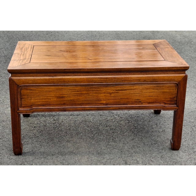Mid 20th Century 20th Century Ming Style Rosewood Two Drawer Coffee Table For Sale - Image 5 of 11